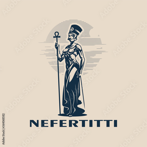 Egyptian ruler Queen Nefertiti.