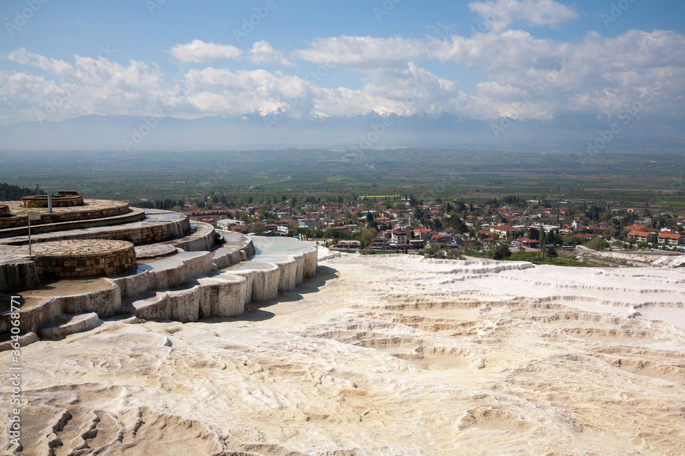 Fototapeta premium Pamukkale, meaning 