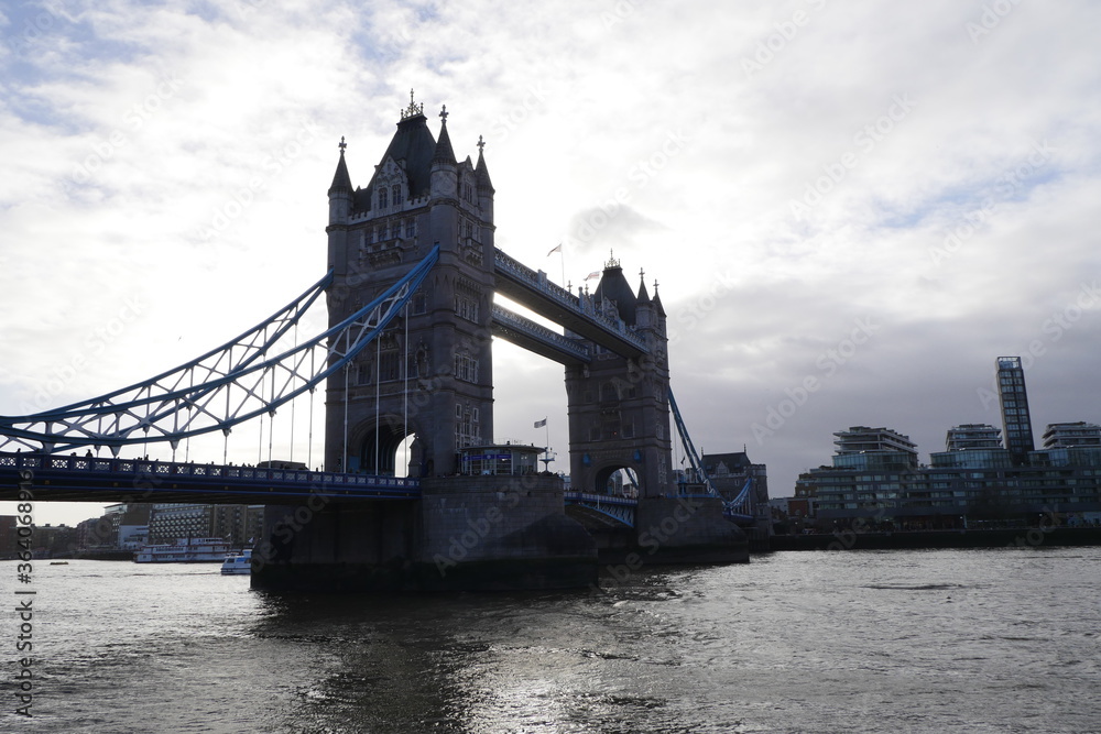 Obraz premium Tower Bridge Londres Pont Fleuve