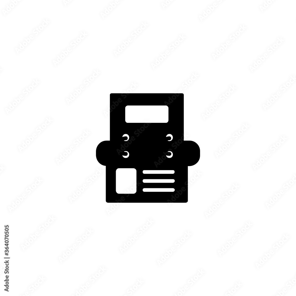 Card index vector icon. Isolated card index illustration Card index vector icon. Isolated card index illustration