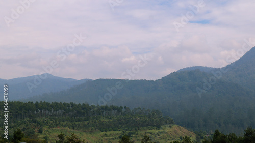 pangalengan hills view of lamajang mountain