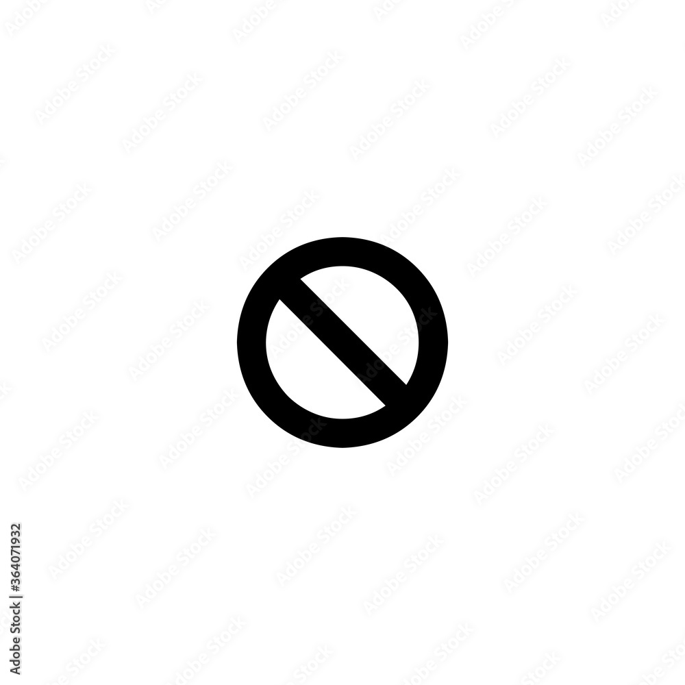 Prohibited vector icon. Banned Area, Red Circle Crossed, Restricted Zone. Isolated No Entry Sign illustration symbol Prohibited vector icon. Banned Area, Red Circle Crossed, Restricted Zone. Isolated No Entry Sign illustration symbol