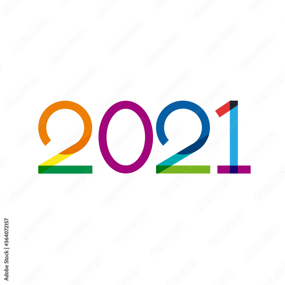 2021 Happy New Year, Background Greetings Card Design Element 2021 Happy New Year, Background Greetings Card Design Element