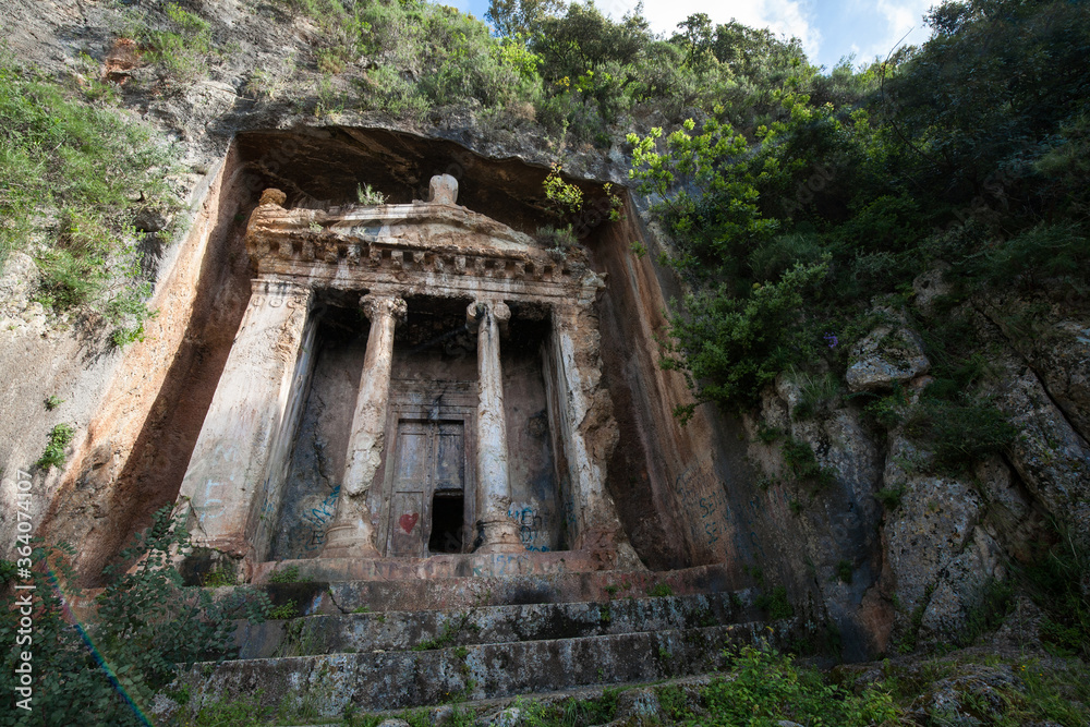 Tomb of Amyntas, Fethiye, Turkey