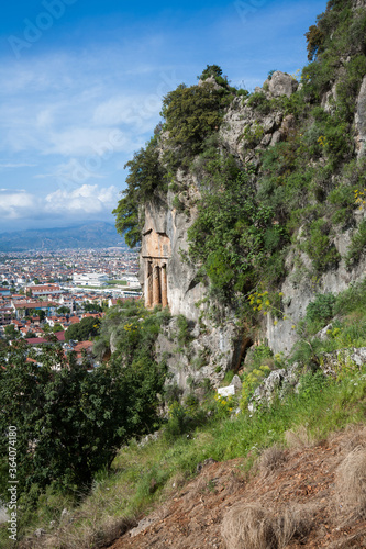 Tomb of Amyntas, Fethiye, Turkey photo