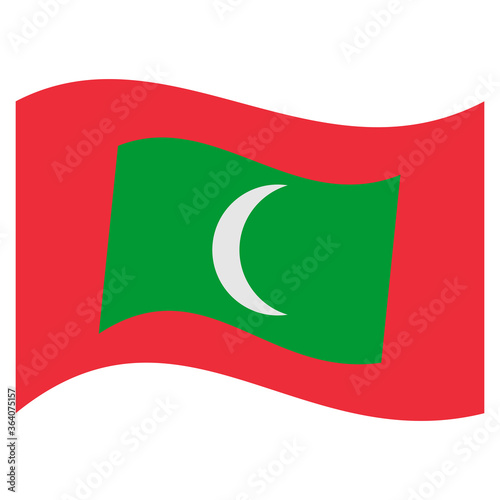 Free Download maldives national flags icon vector symbol of country - GFXLoad