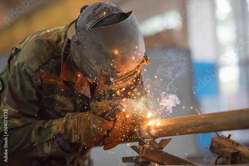 Fotografi Welder at work