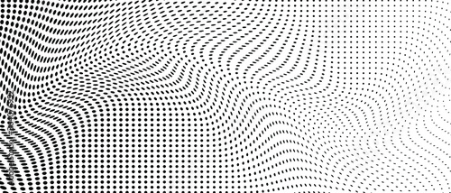 Dot background halftone vector texture. Back pattern overlay on white.