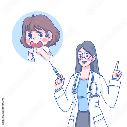 Doctor and kid