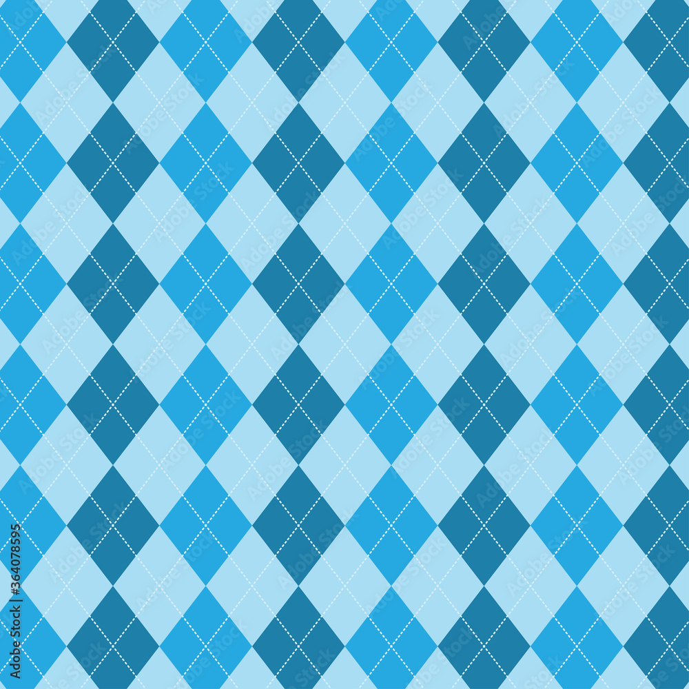 Fototapeta premium Seamless pattern argyle style. Tartan background. Vector illustration.
