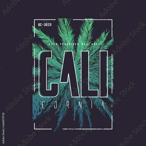 California San Francisco vector t-shirt design, poster, print