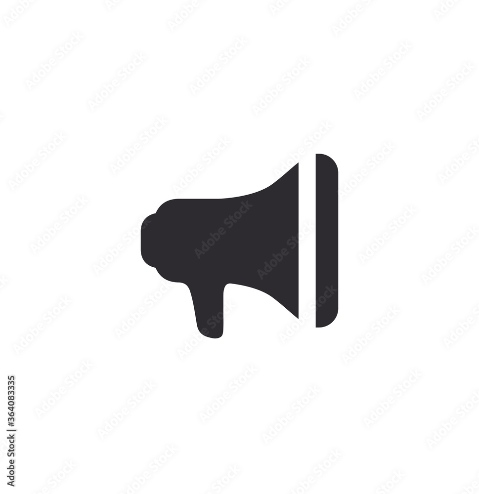 Megaphone vector icon. Loudspeaker icon. Loudspeaker pictogram. Audio sign. Volume icon. Color easy to edit. Transparent background. Megaphone vector icon. Loudspeaker icon. Loudspeaker pictogram. Audio sign. Volume icon. Color easy to edit. Transparent background.