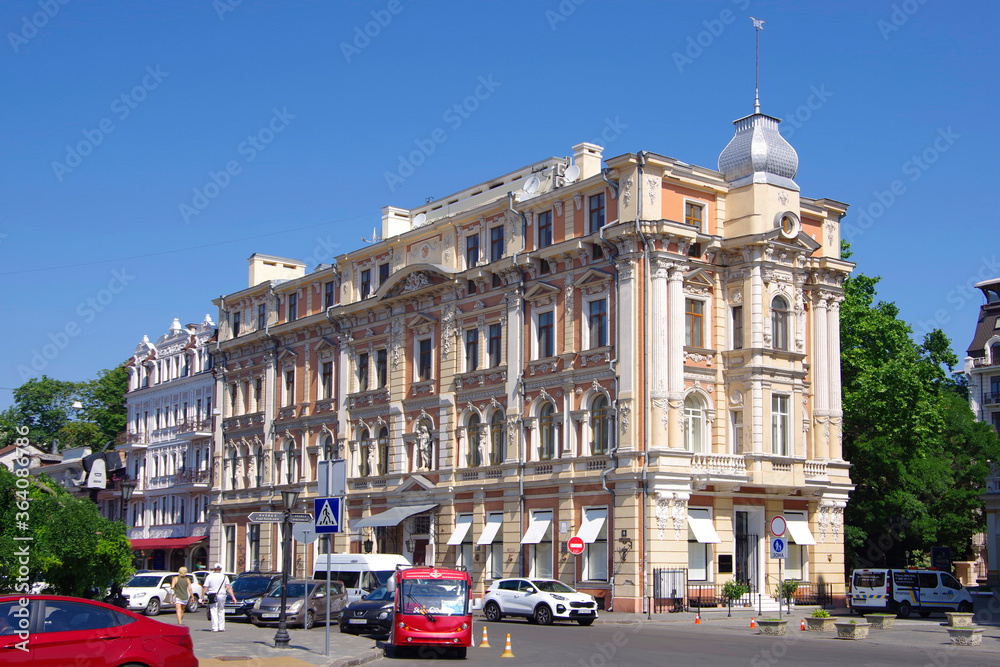 Odessa, Ukraine, 06.30.20. Architecture in the city center.