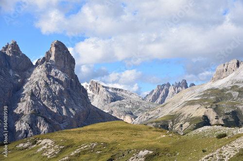 Die Berge rund um die Drei Zinnen 