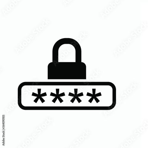 password icon vector