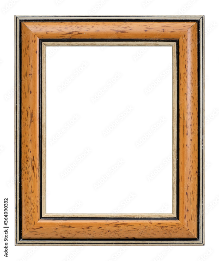 Wooden frame for paintings, mirrors or photo isolated on white background Wooden frame for paintings, mirrors or photo isolated on white background