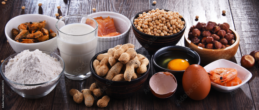 Composition with common food allergens