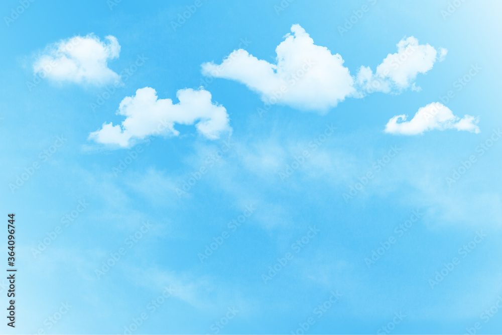 Blue sky and white cloudy Blue sky and white cloudy