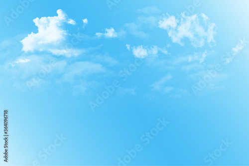 Blue sky and  white cloudy