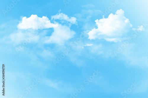 Blue sky and  white cloudy