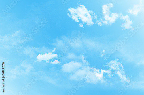 Blue sky and  white cloudy
