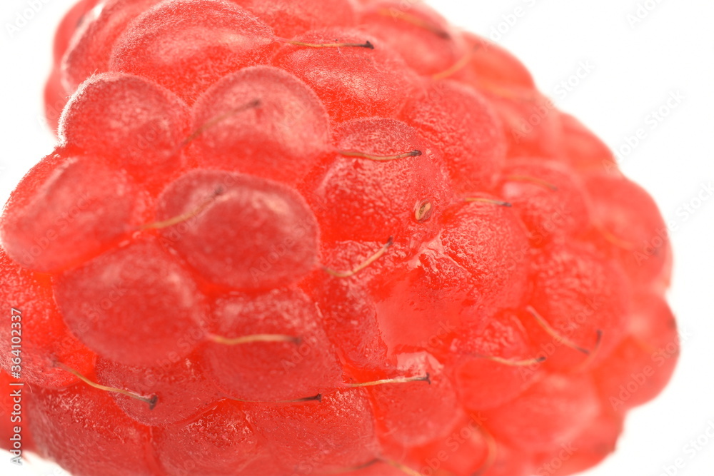 Juicy organic red raspberries, close-up. Juicy organic red raspberries, close-up.