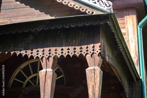 Old ethnic huts and houses of Ukrainians in Pereyaslav photo