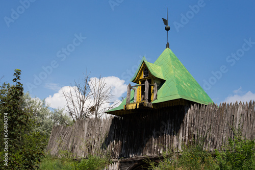 Old ethnic huts and houses of Ukrainians in Pereyaslav photo