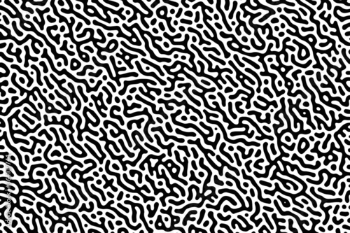 Diffusion reaction seamless vector pattern.