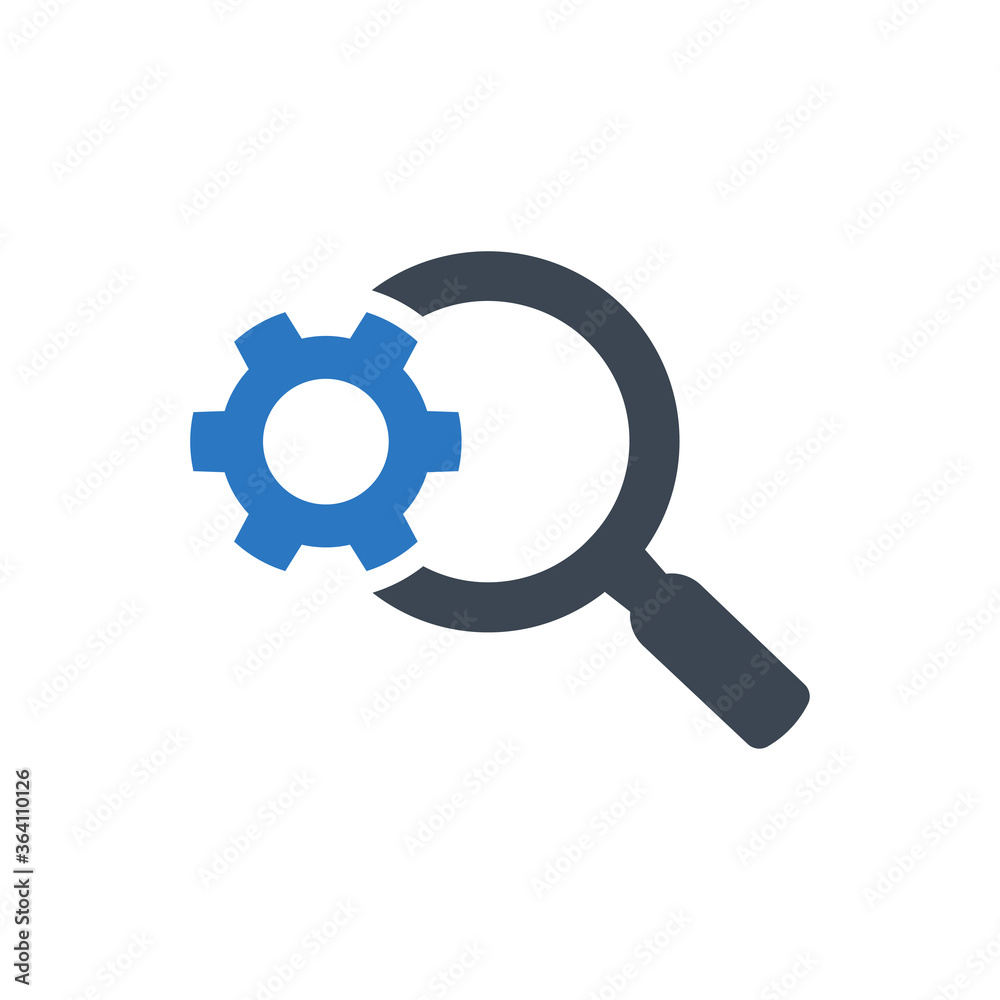 Search Engine Optimization Icon. search, find, magnifier (vector illustration) Search Engine Optimization Icon. search, find, magnifier (vector illustration)
