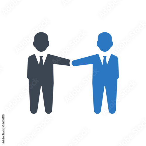 Partnership Icon. deal, agreement (vector illustration)