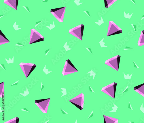 Free Download Seamless purple diamonds pattern - GFXLoad
