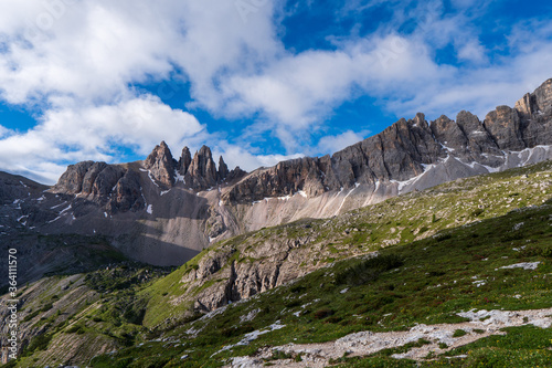 rockfall in the Dolomites, South Tyrol