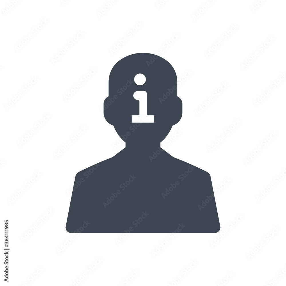 Account Info Icon. profile, info (vector illustration) Account Info Icon. profile, info (vector illustration)