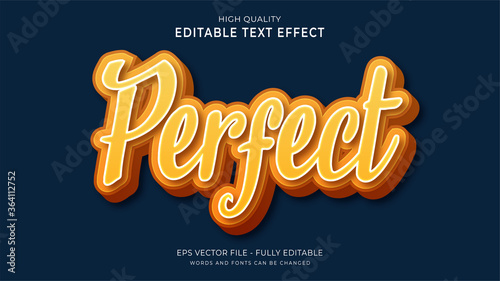 perfect text style effect