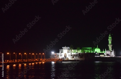 night view of a mosque © madan