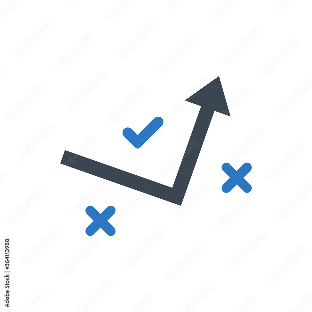 Strategy Plan Icon. business, planning (vector illustration) Strategy Plan Icon. business, planning (vector illustration)