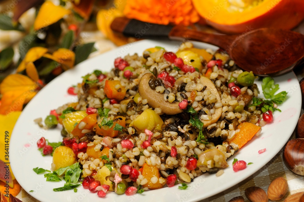Piatto vegano senza glutine Piatto vegano senza glutine