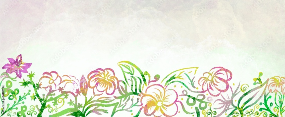 Frame with flower and leaves, space for letters, concepts Illustration for the autumn season, used to design greeting cards. Frame with flower and leaves, space for letters, concepts Illustration for the autumn season, used to design greeting cards.