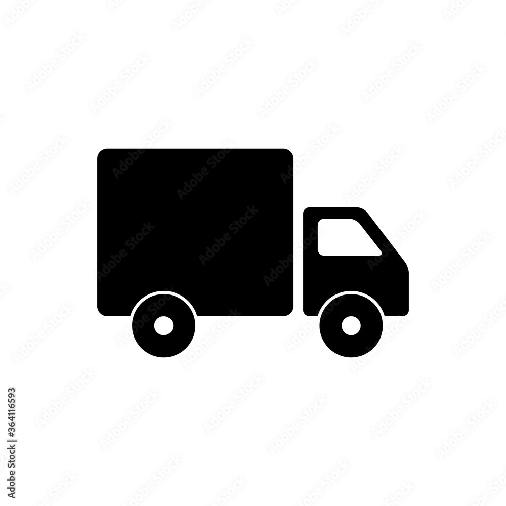 Delivery truck icon isolate on white background Delivery truck icon isolate on white background