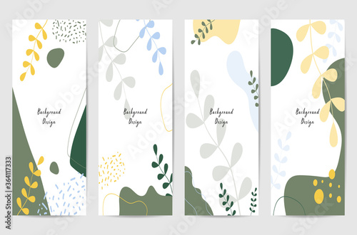 Creative cover design background. Social media banner template. Editable mockup for stories, post, blog, sale and promotion.
