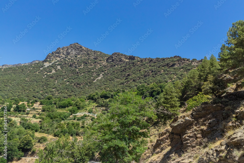 high mountains of the Sierra Nevada mountain range high mountains of the Sierra Nevada mountain range