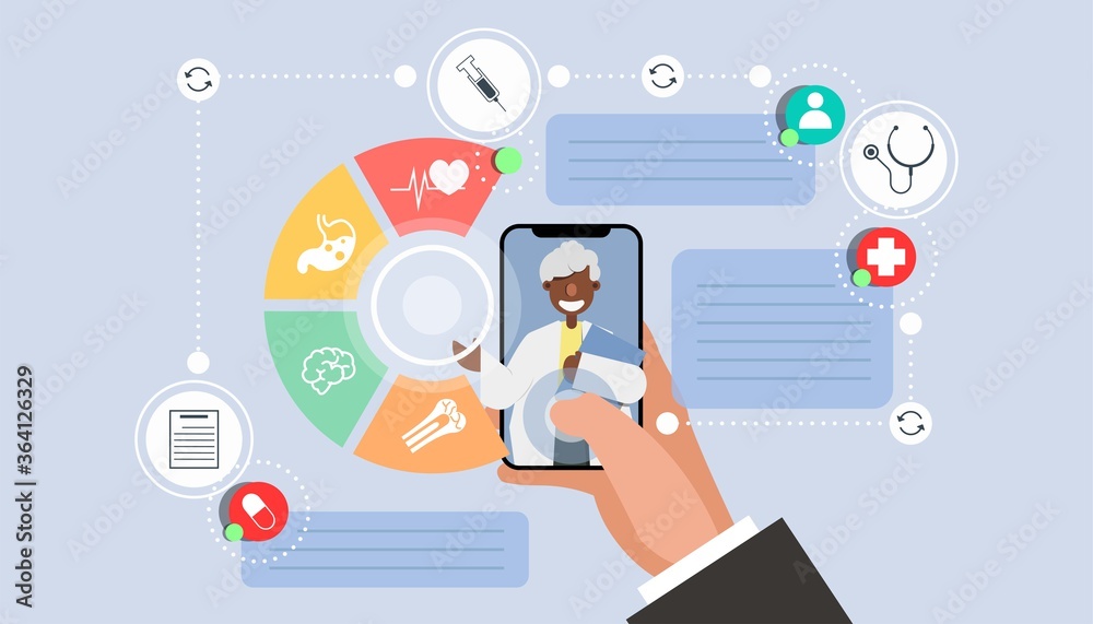 new normal hospital entrance, medical technology for online diagnosis, medical consultation on screen, doctor on screen. new normal hospital entrance, medical technology for online diagnosis, medical consultation on screen, doctor on screen.