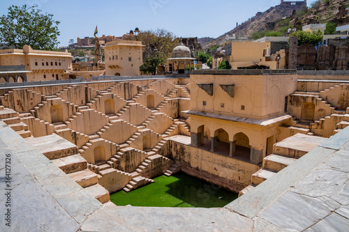 Panna Meena Ka Kund stepwell in Jaipur photo