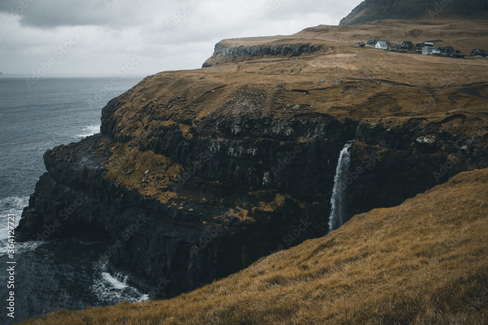 Múlafossur Waterfall, Vágar (Faroe Islands)