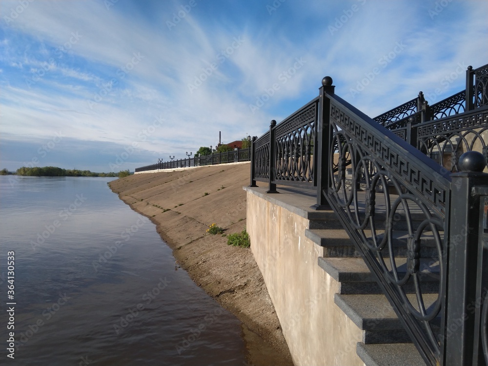Fototapeta premium bridge over the river