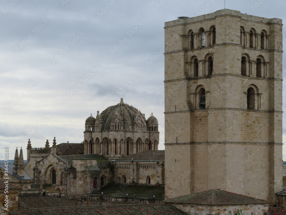 Beautiful Cathedral of Zamora of incredible beauty