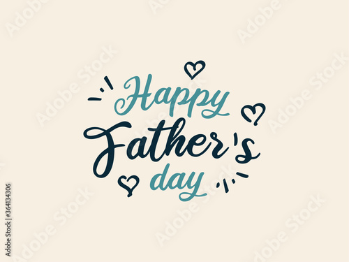Happy fathers day lettering vintage crown vector type typography art vector hand