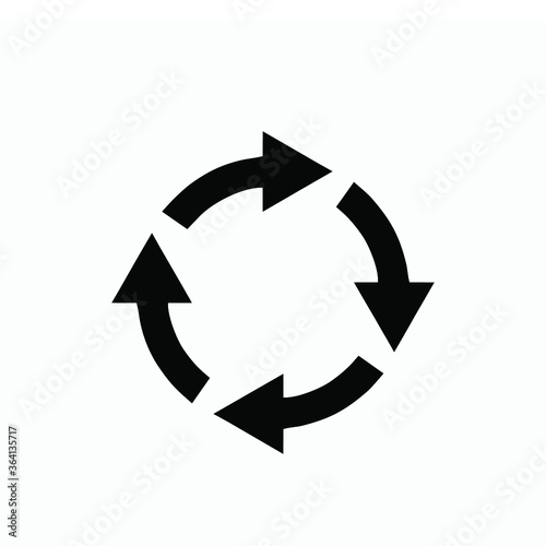 ecology arrow icon vector