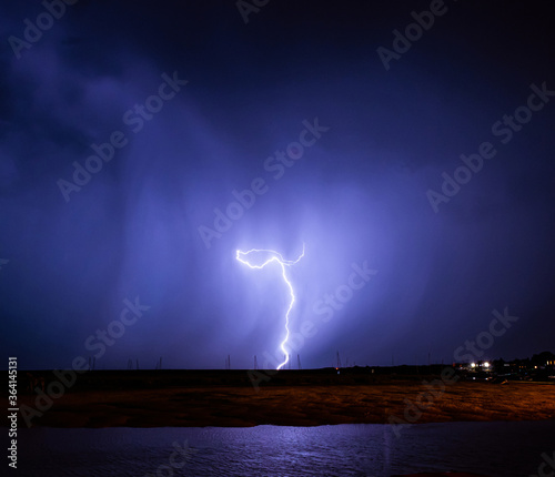 Fotografie lightning in the night